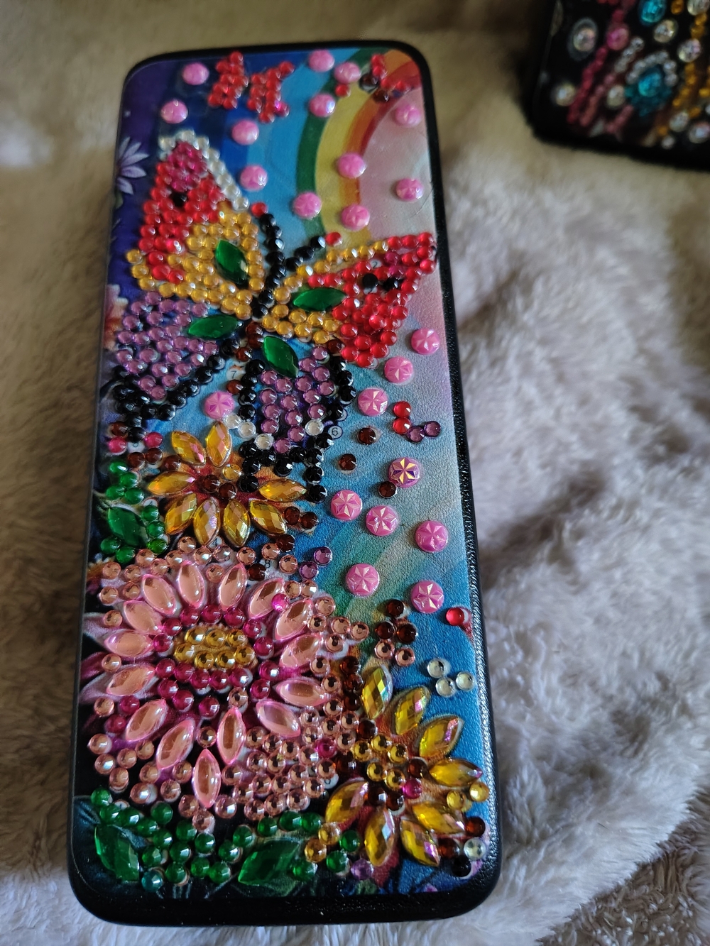 🌸 Handmade Jeweled Eye Glass cases – Perfect a unique gift 💝
